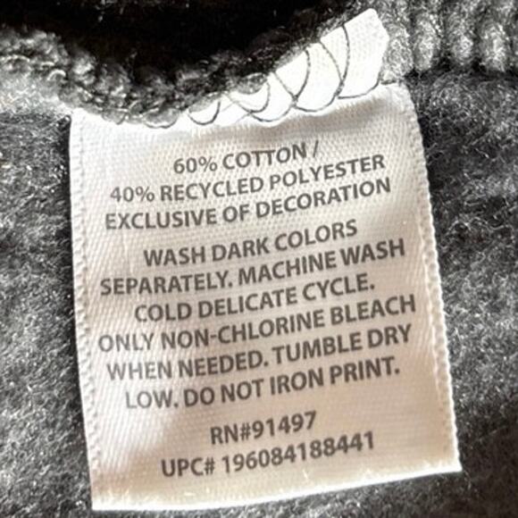 State of Mine womens Paris embroidered crewneck sweatshirt in dark grey Size S - Picture 6 of 7